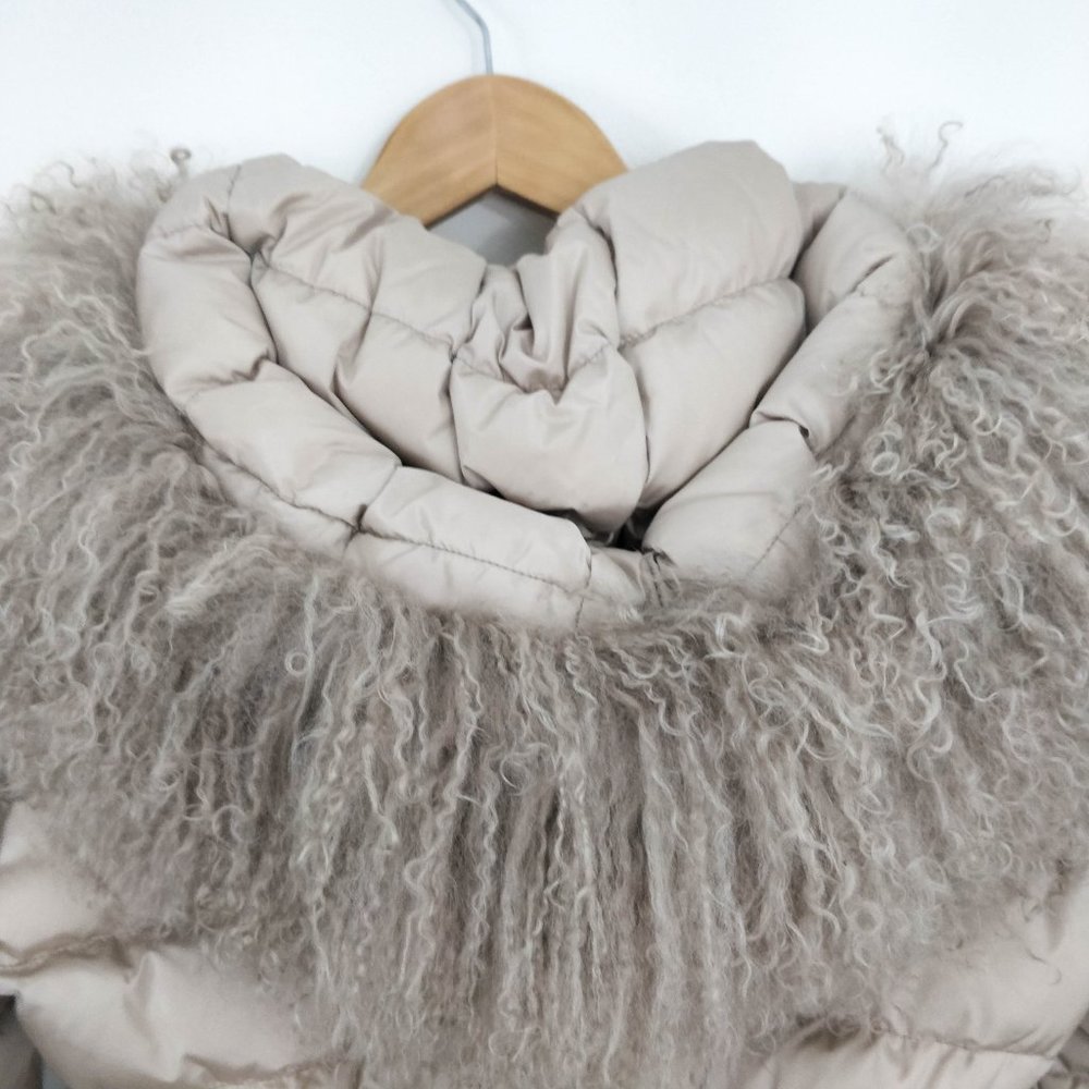 Moncler Cintrat Fur-Trimmed Hooded Puffer Coat - Picture 10 of 16